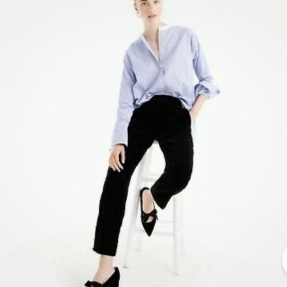 J. Crew Pants - J.Crew Easy Pull-On Dress Pants Black Size 4 | Flat Front Trousers- like new!